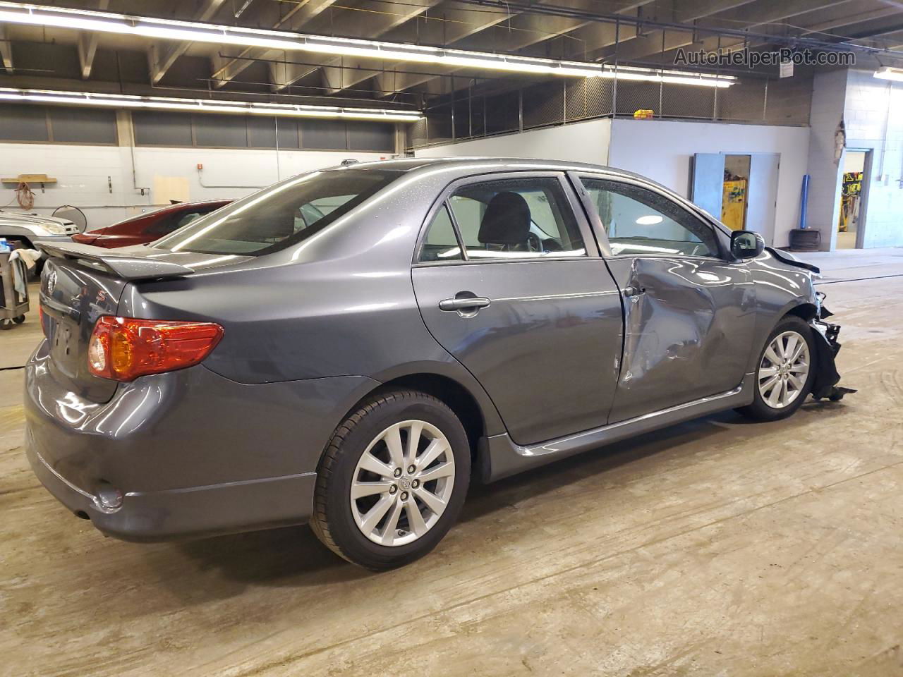 2010 Toyota Corolla Base Серый vin: 2T1BU4EE8AC473466