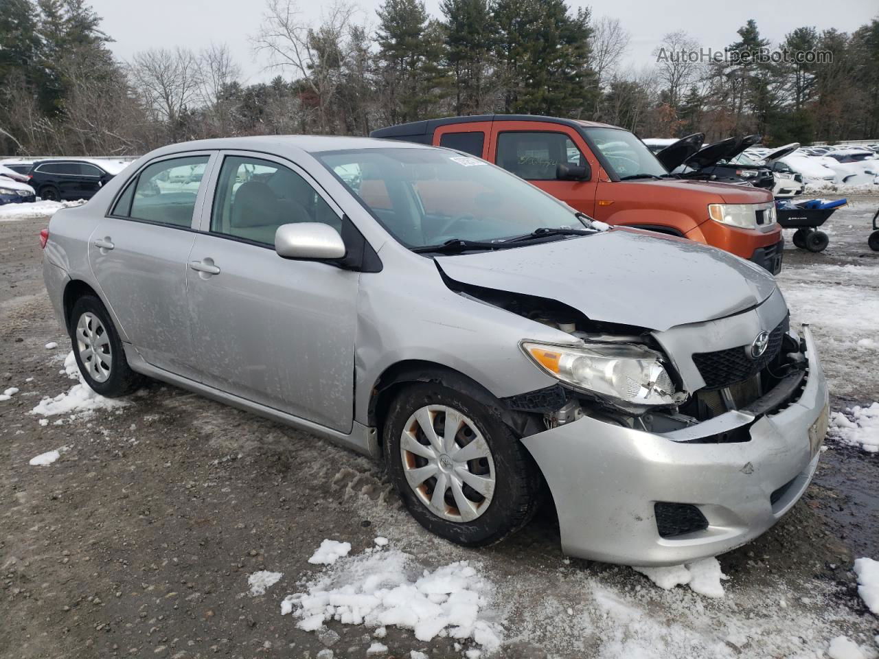 2010 Toyota Corolla Base Silver vin: 2T1BU4EE9AC316724