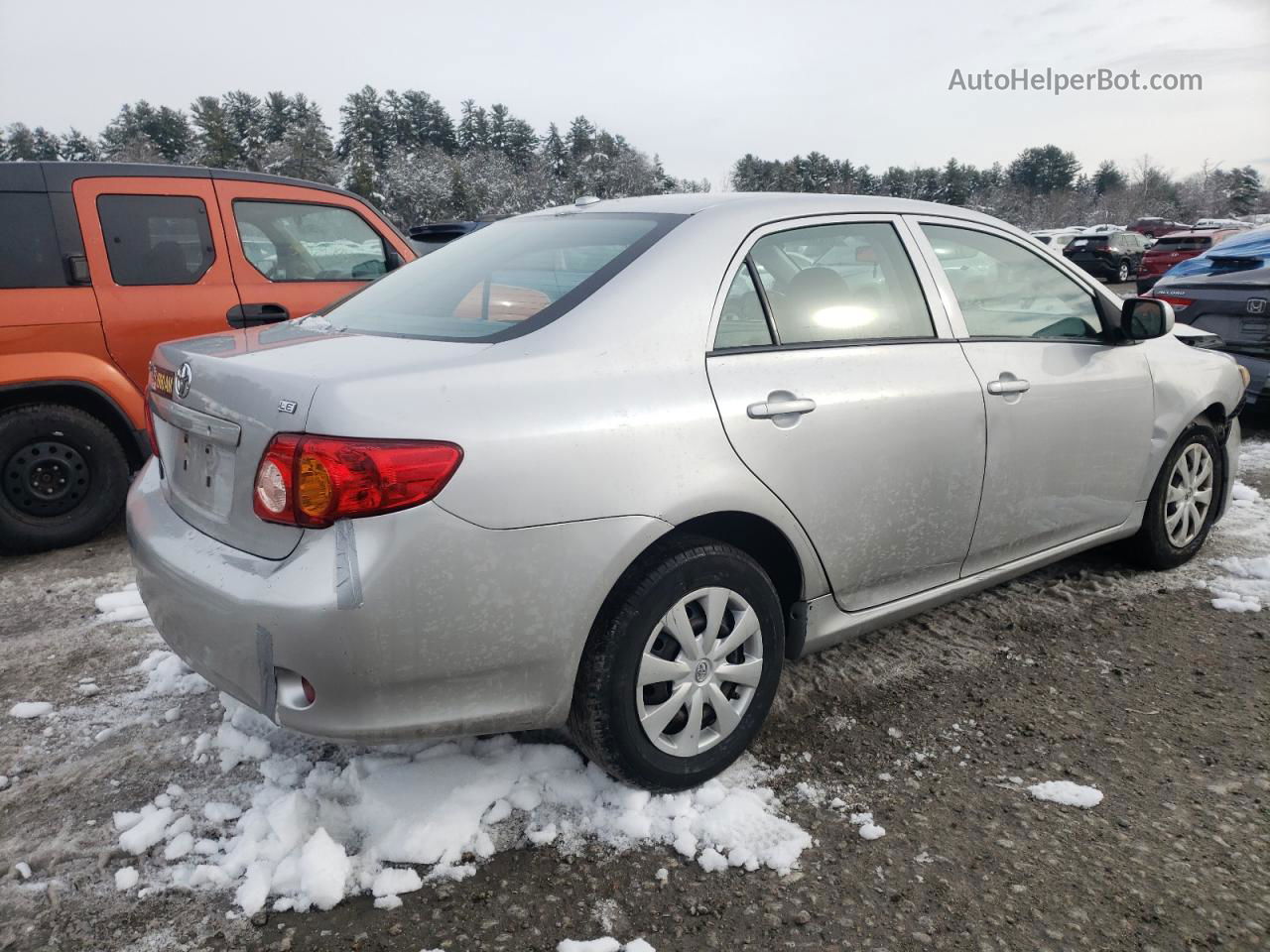 2010 Toyota Corolla Base Silver vin: 2T1BU4EE9AC316724