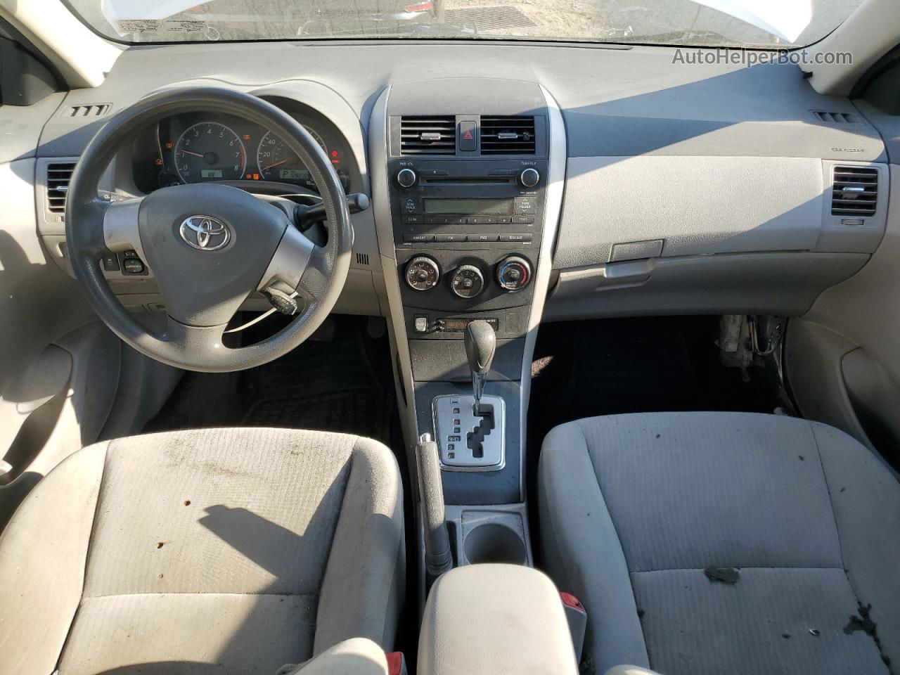 2010 Toyota Corolla Base Silver vin: 2T1BU4EE9AC326475