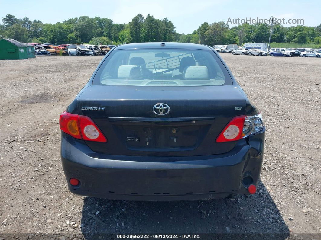 2010 Toyota Corolla Le Black vin: 2T1BU4EE9AC346113