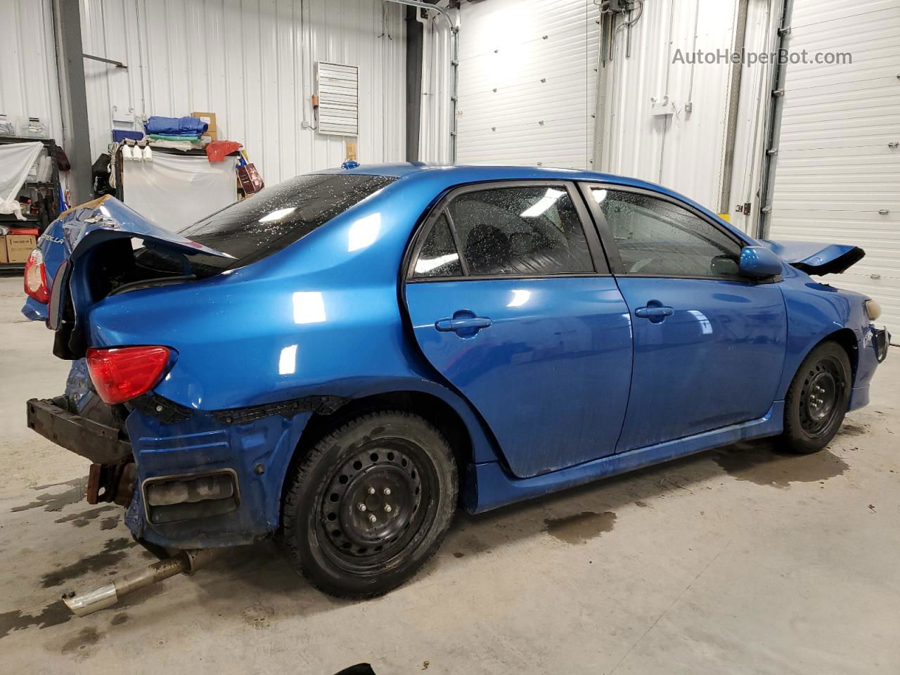 2010 Toyota Corolla Base Blue vin: 2T1BU4EE9AC408500