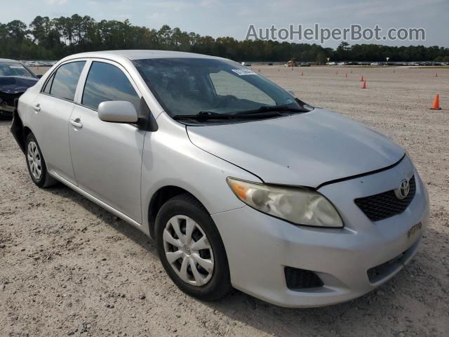 2010 Toyota Corolla Base Серебряный vin: 2T1BU4EE9AC409484