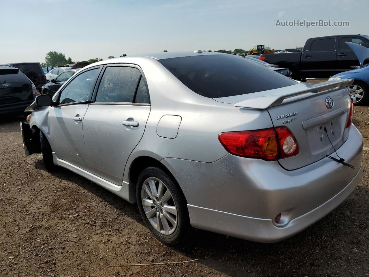 2010 Toyota Corolla Base Silver vin: 2T1BU4EE9AC462735