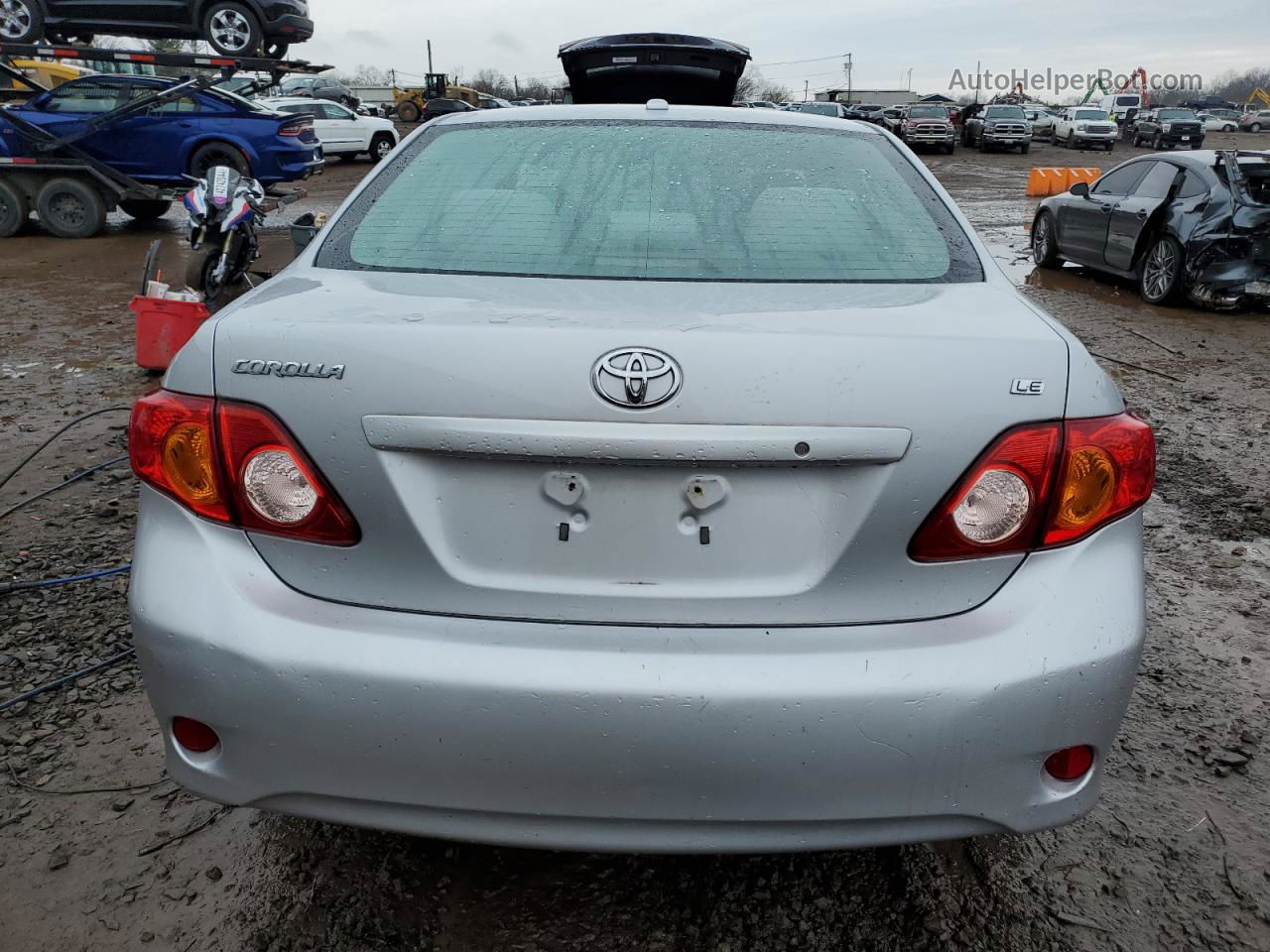 2010 Toyota Corolla Base Серебряный vin: 2T1BU4EE9AC530385