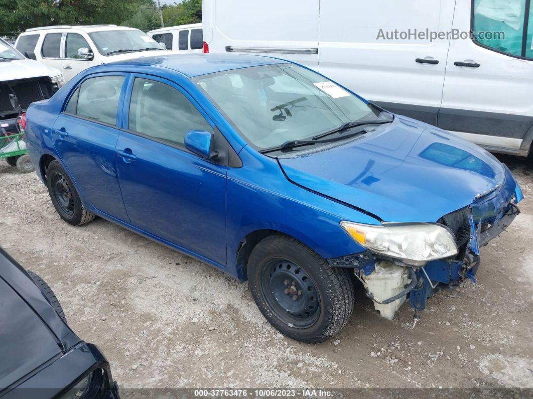 2010 Toyota Corolla Le Blue vin: 2T1BU4EE9AC532332