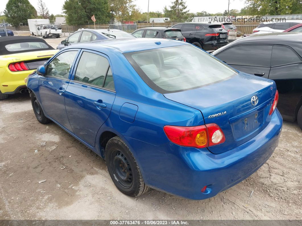 2010 Toyota Corolla Le Blue vin: 2T1BU4EE9AC532332