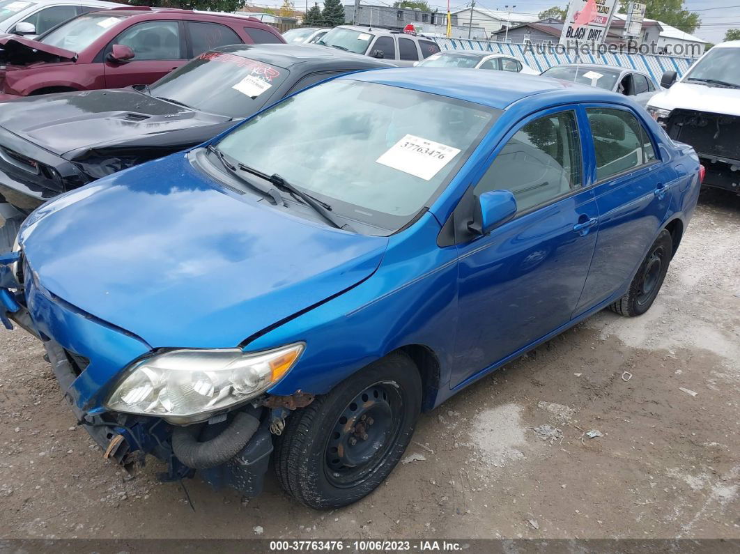 2010 Toyota Corolla Le Blue vin: 2T1BU4EE9AC532332