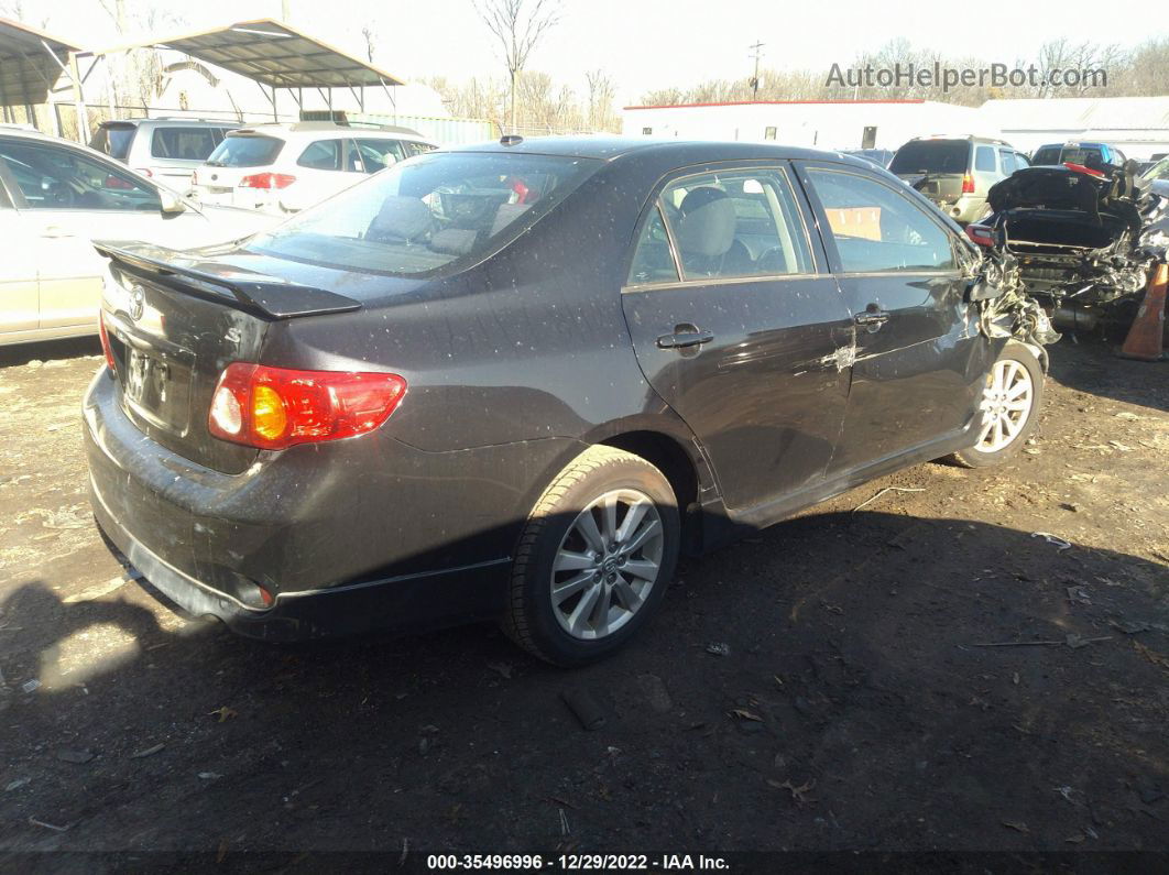 2010 Toyota Corolla S Black vin: 2T1BU4EEXAC312374