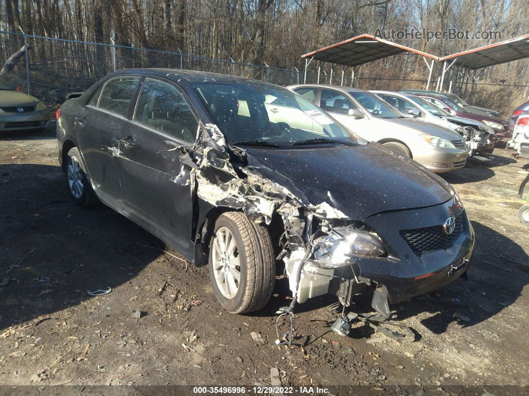 2010 Toyota Corolla S Black vin: 2T1BU4EEXAC312374