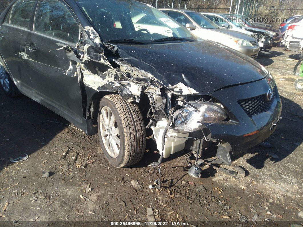 2010 Toyota Corolla S Black vin: 2T1BU4EEXAC312374