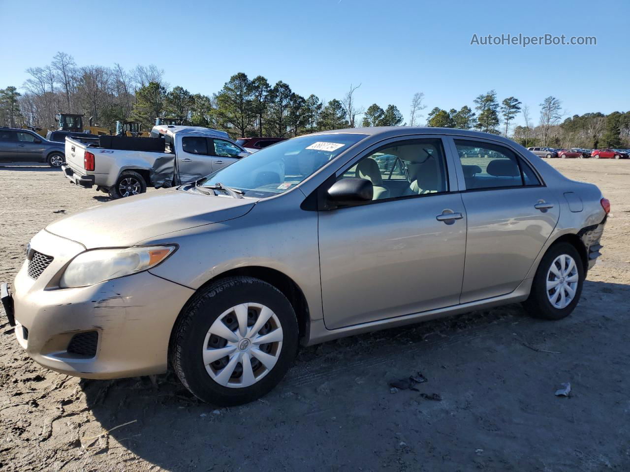 2010 Toyota Corolla Base Золотой vin: 2T1BU4EEXAC356259