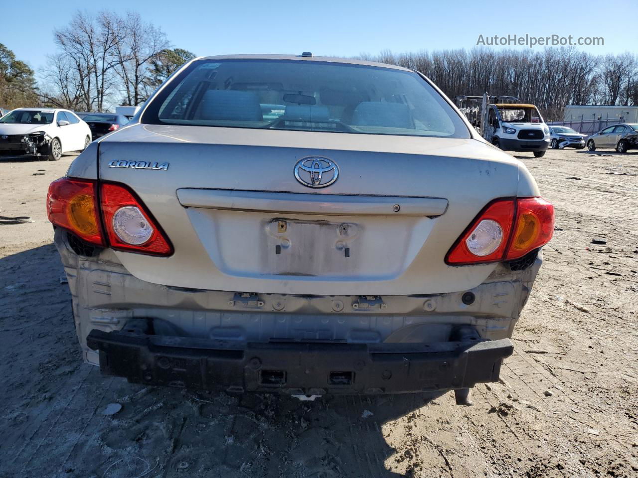 2010 Toyota Corolla Base Gold vin: 2T1BU4EEXAC356259