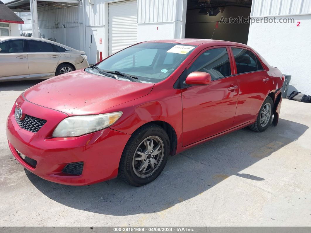 2010 Toyota Corolla Le Red vin: 2T1BU4EEXAC420199