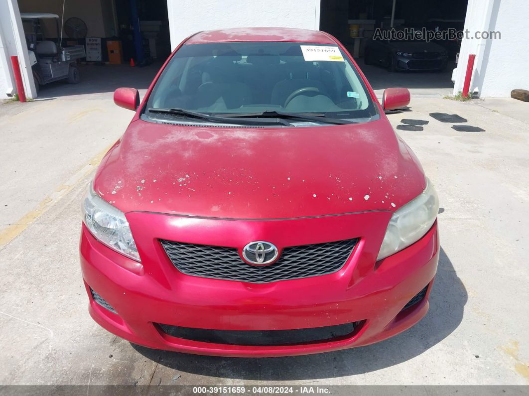 2010 Toyota Corolla Le Red vin: 2T1BU4EEXAC420199