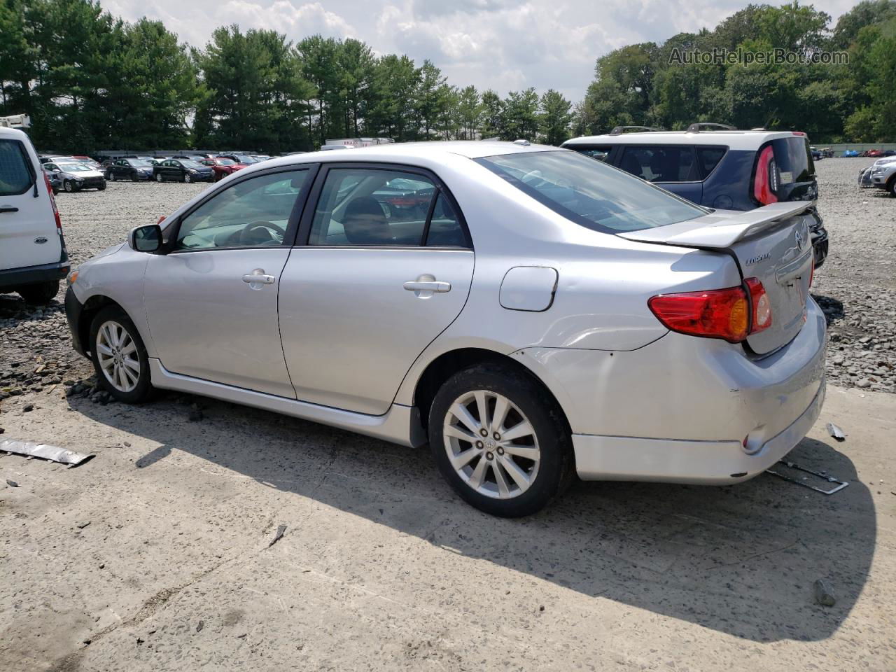 2010 Toyota Corolla Base Silver vin: 2T1BU4EEXAC454465