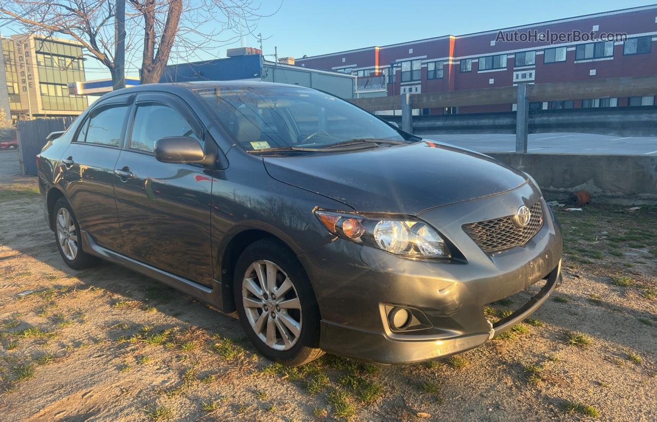 2010 Toyota Corolla Base Gray vin: 2T1BU4EEXAC462890