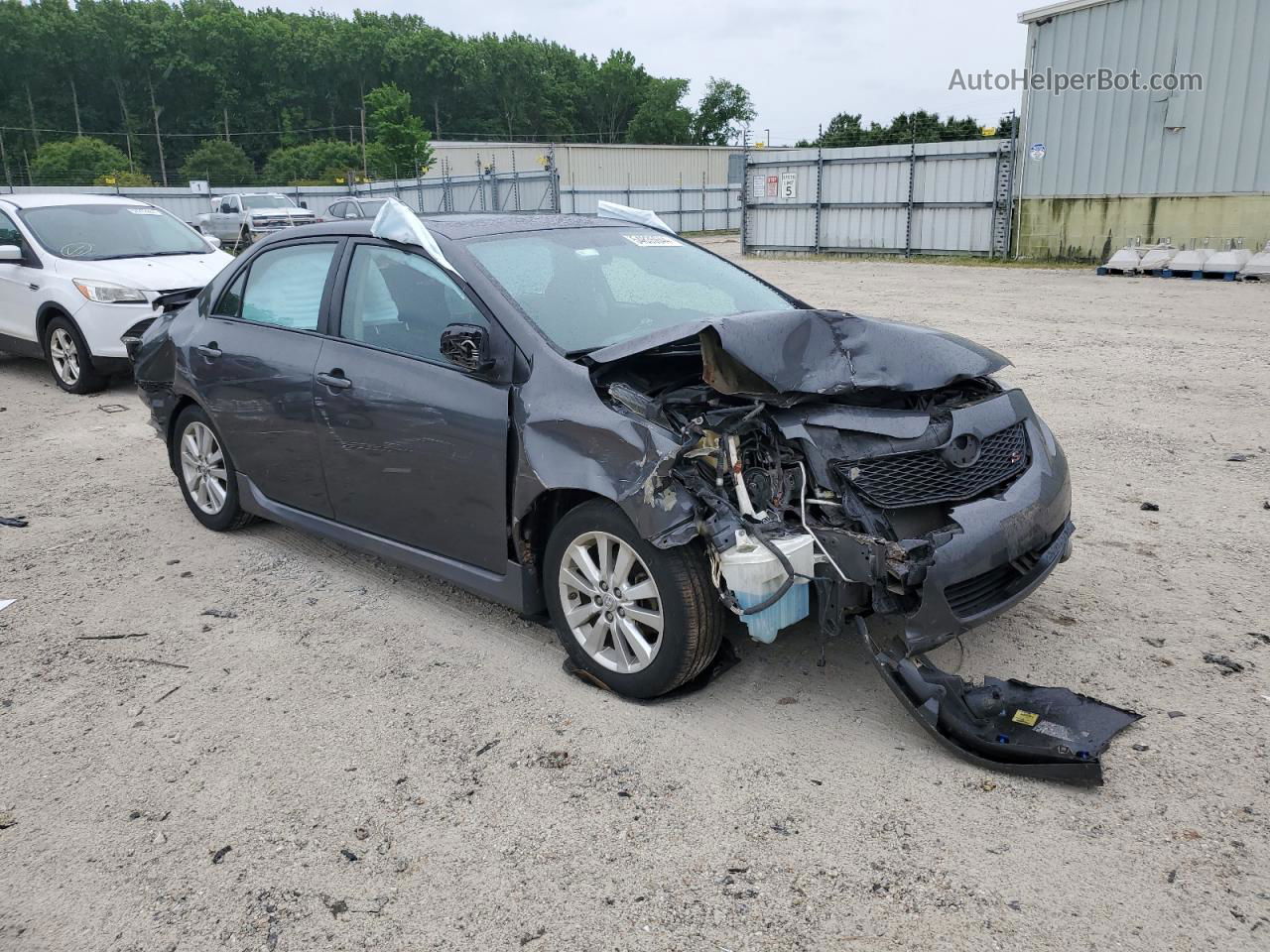 2010 Toyota Corolla Base Charcoal vin: 2T1BU4EEXAC481536