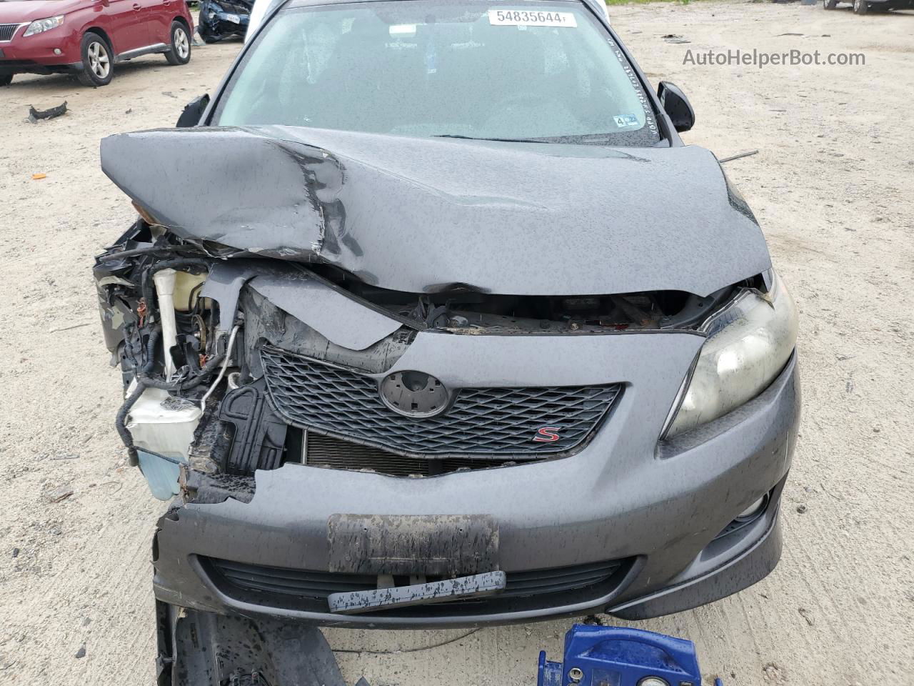 2010 Toyota Corolla Base Charcoal vin: 2T1BU4EEXAC481536