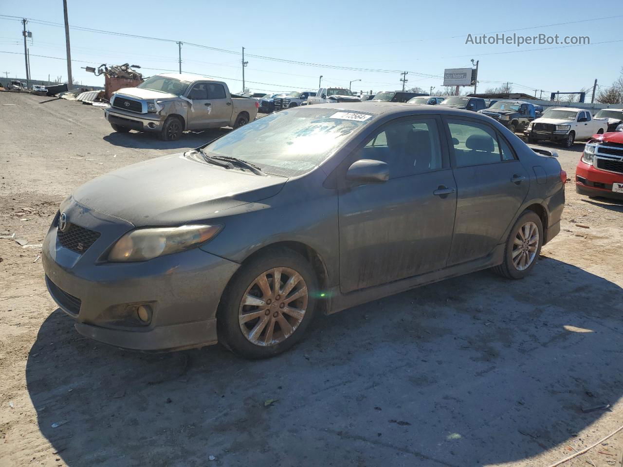 2010 Toyota Corolla Base Silver vin: 2T1BU4EEXAC482413