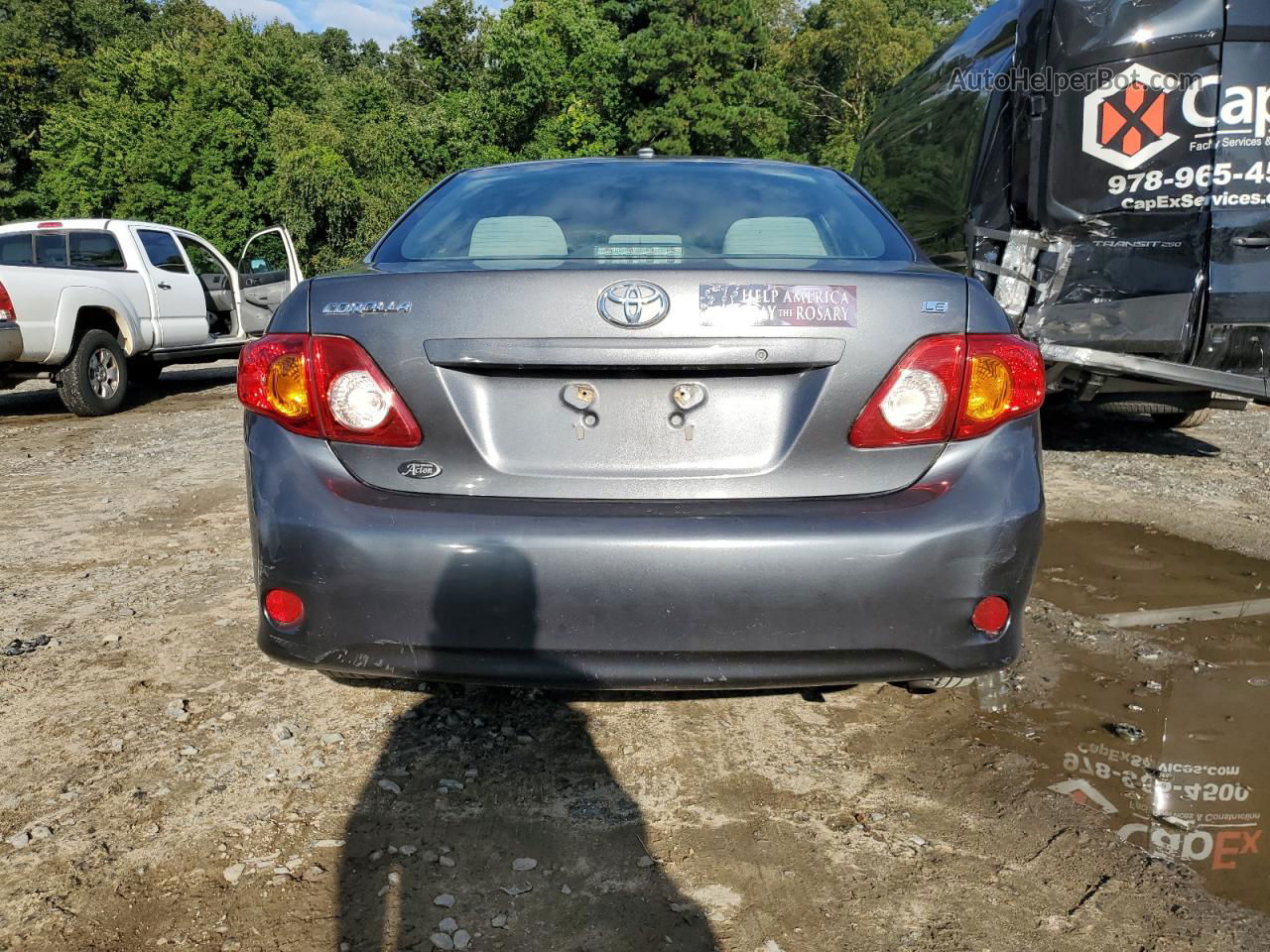 2010 Toyota Corolla Base Gray vin: 2T1BU4EEXAC491712