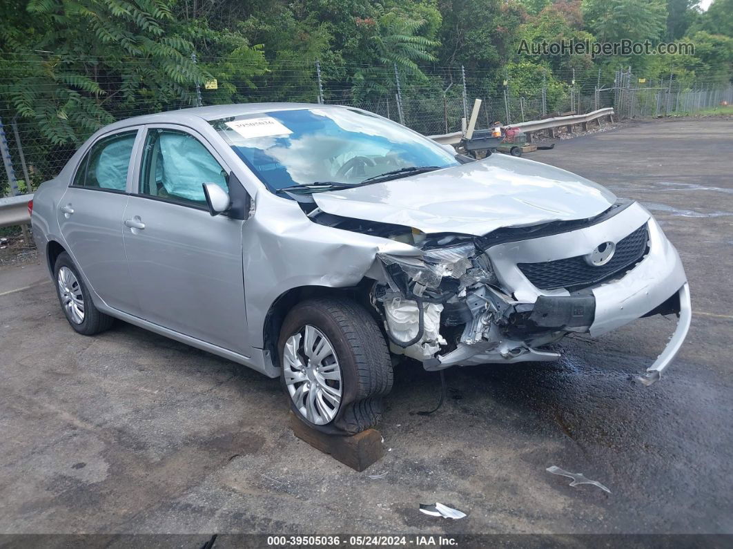 2010 Toyota Corolla Le Silver vin: 2T1BU4EEXAC498286