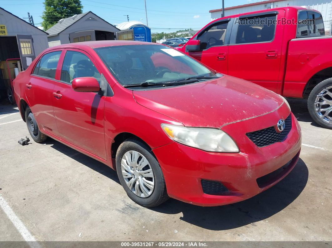 2010 Toyota Corolla Le Red vin: 2T1BU4EEXAC509559