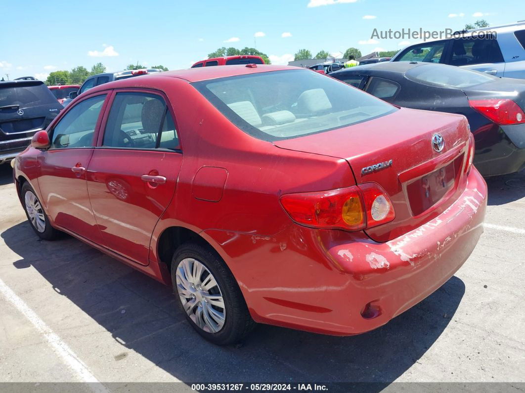 2010 Toyota Corolla Le Red vin: 2T1BU4EEXAC509559