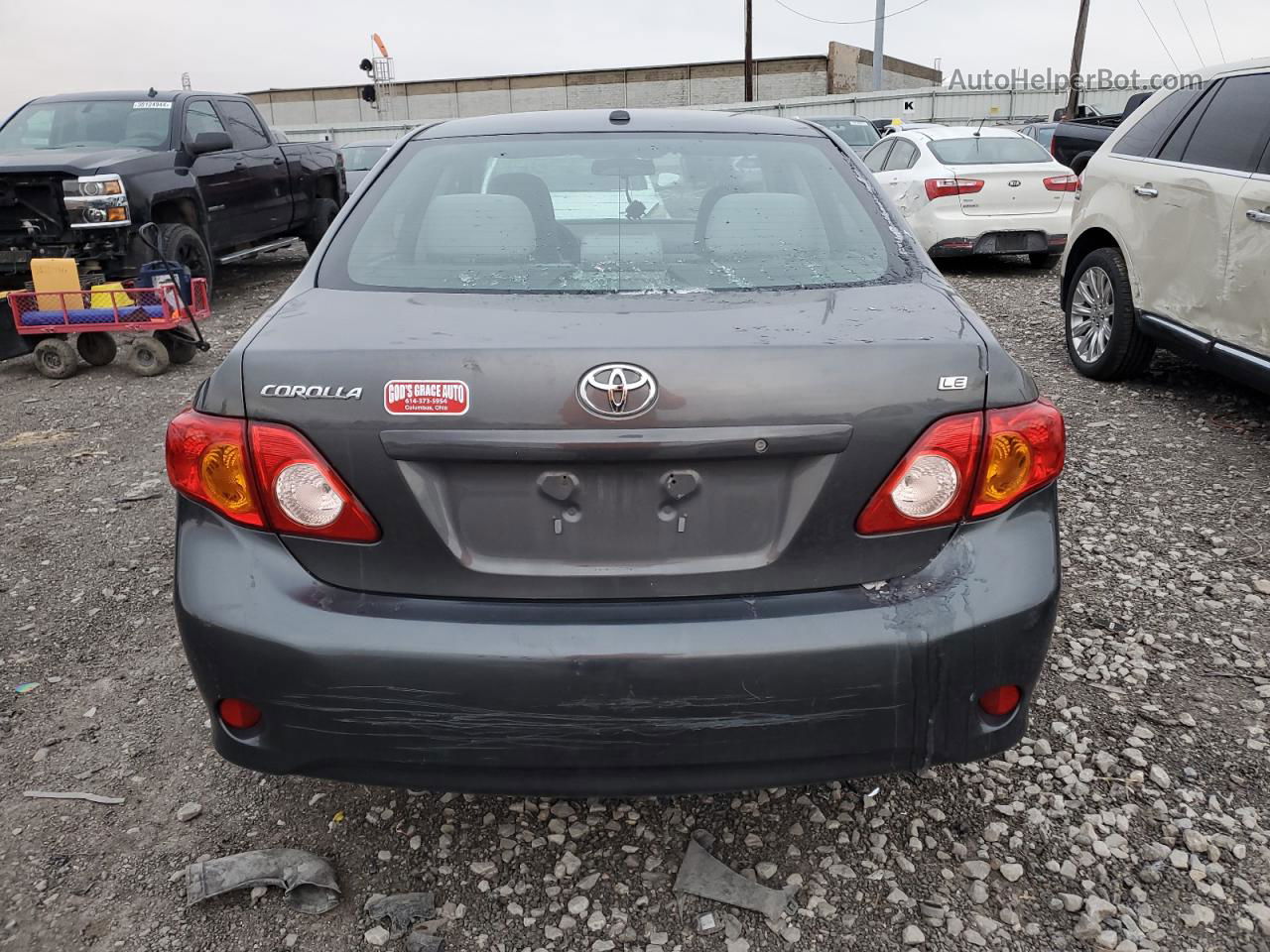 2010 Toyota Corolla Base Charcoal vin: 2T1BU4EEXAC514499