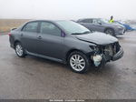 2010 Toyota Corolla S Gray vin: 2T1BU4EEXAC527446