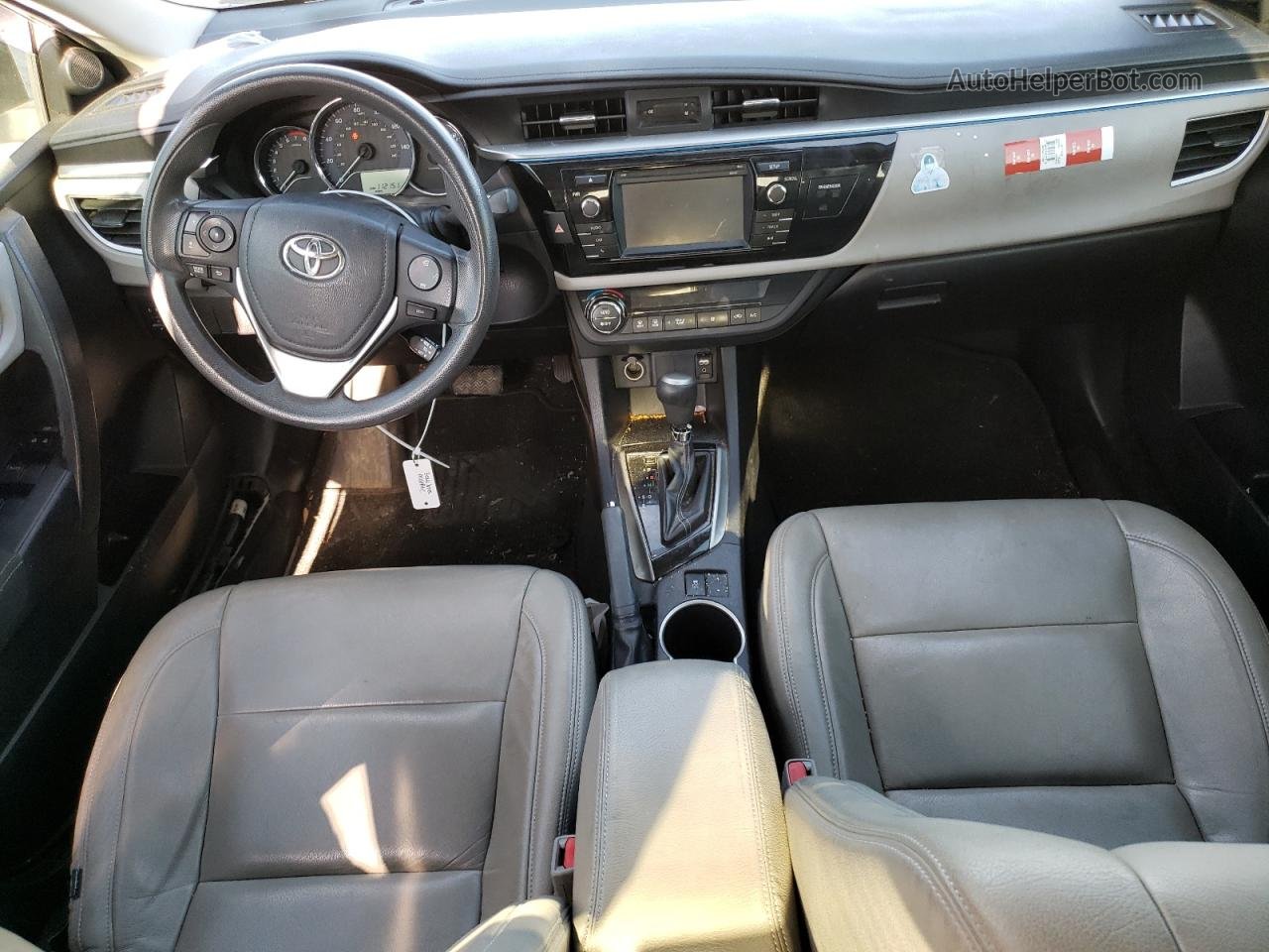 2014 Toyota Corolla L Серый vin: 2T1BURHE0EC029464