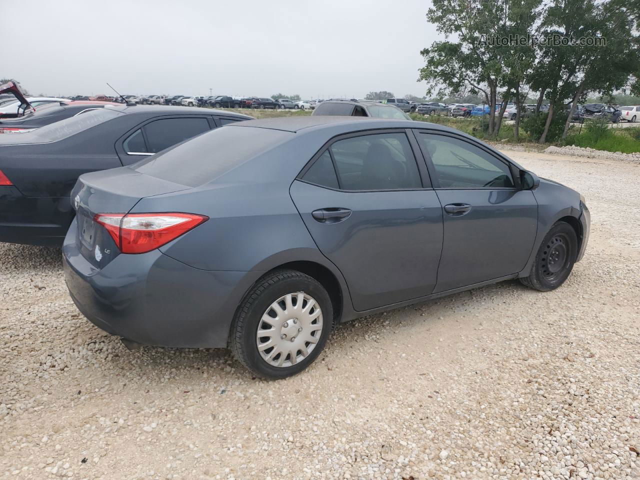 2014 Toyota Corolla L Серый vin: 2T1BURHE0EC029464