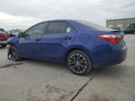 2014 Toyota Corolla L Blue vin: 2T1BURHE0EC072430