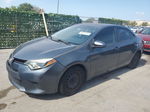 2014 Toyota Corolla L Blue vin: 2T1BURHE0EC138216