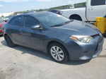 2014 Toyota Corolla L Blue vin: 2T1BURHE0EC138216