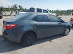 2014 Toyota Corolla L Blue vin: 2T1BURHE0EC138216