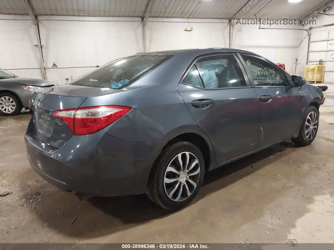 2014 Toyota Corolla Le Gray vin: 2T1BURHE0EC181213