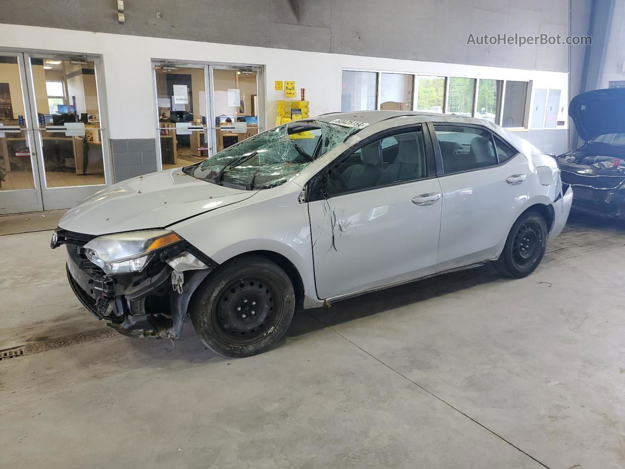 2014 Toyota Corolla L Silver vin: 2T1BURHE0EC189490