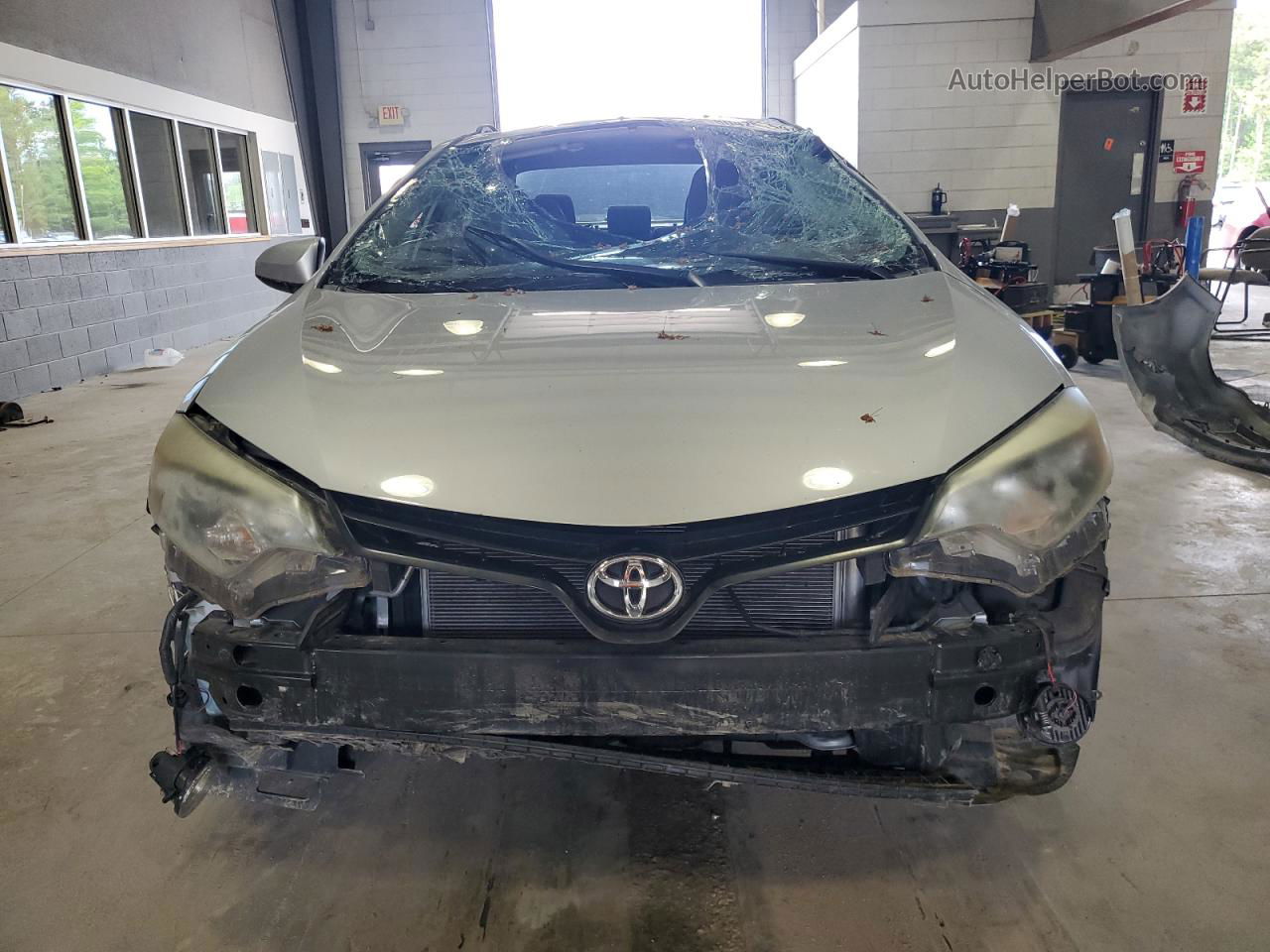 2014 Toyota Corolla L Silver vin: 2T1BURHE0EC189490