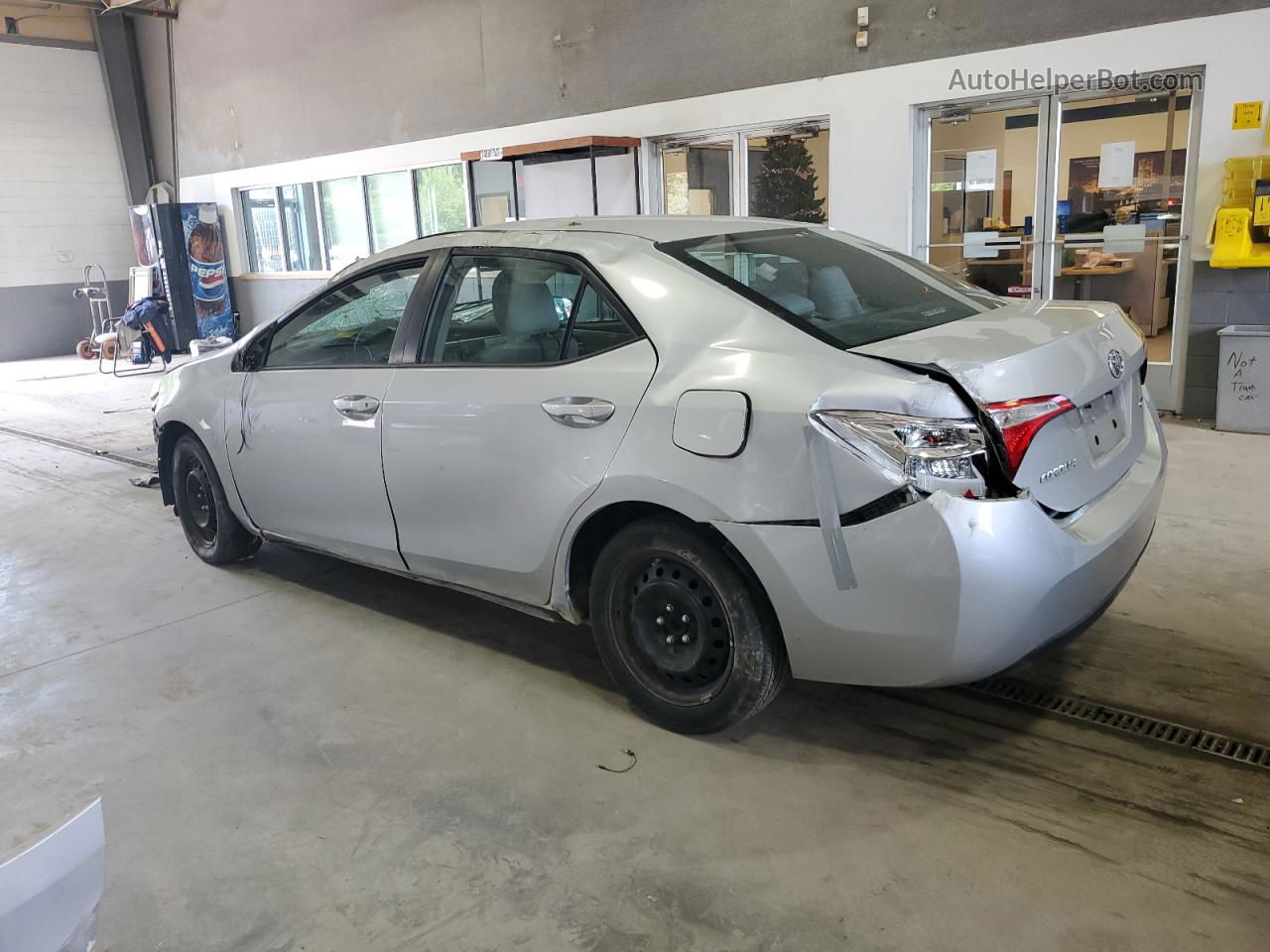 2014 Toyota Corolla L Серебряный vin: 2T1BURHE0EC189490