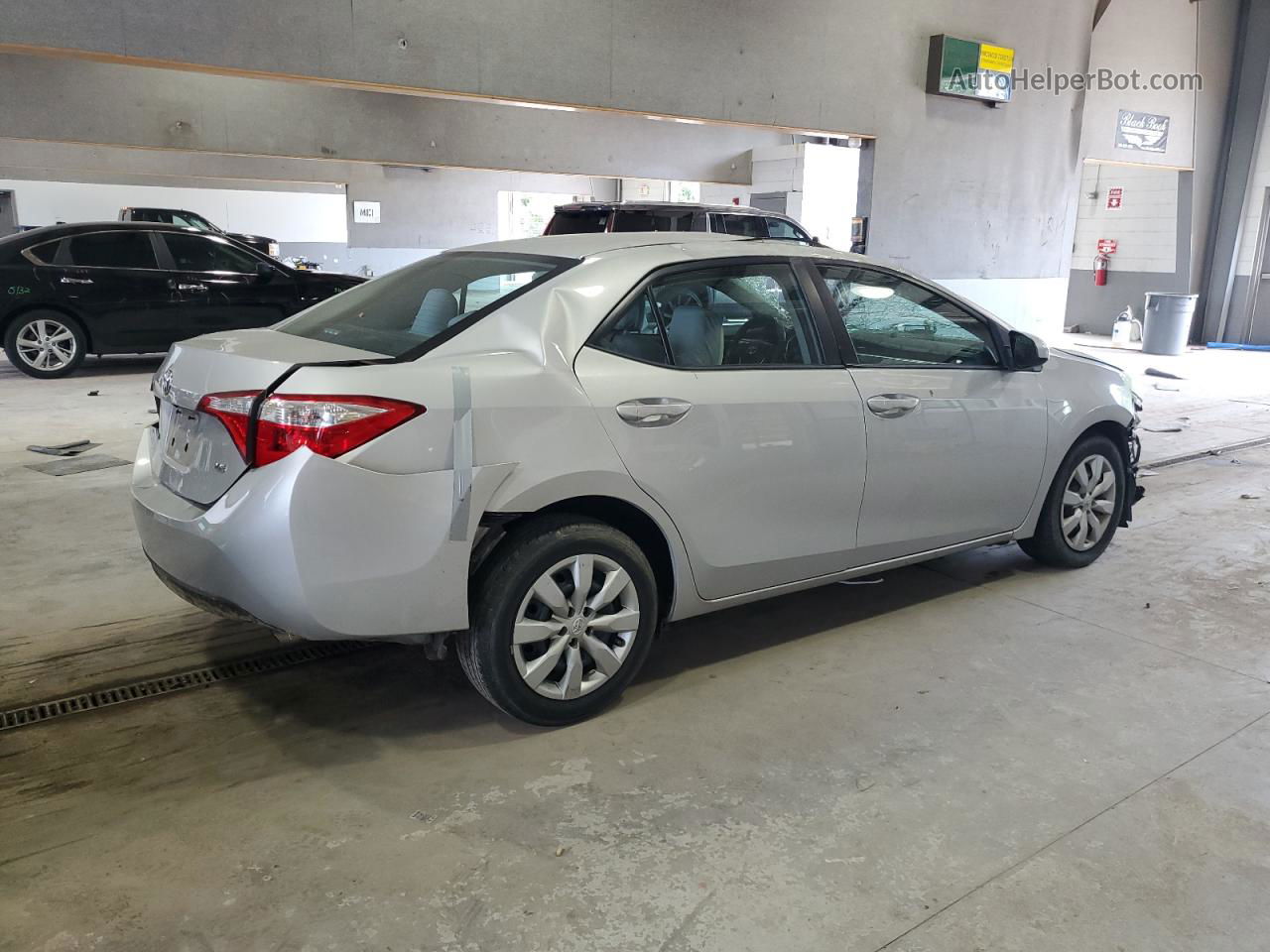 2014 Toyota Corolla L Silver vin: 2T1BURHE0EC189490