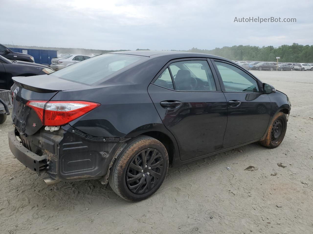 2014 Toyota Corolla L Black vin: 2T1BURHE0EC221483