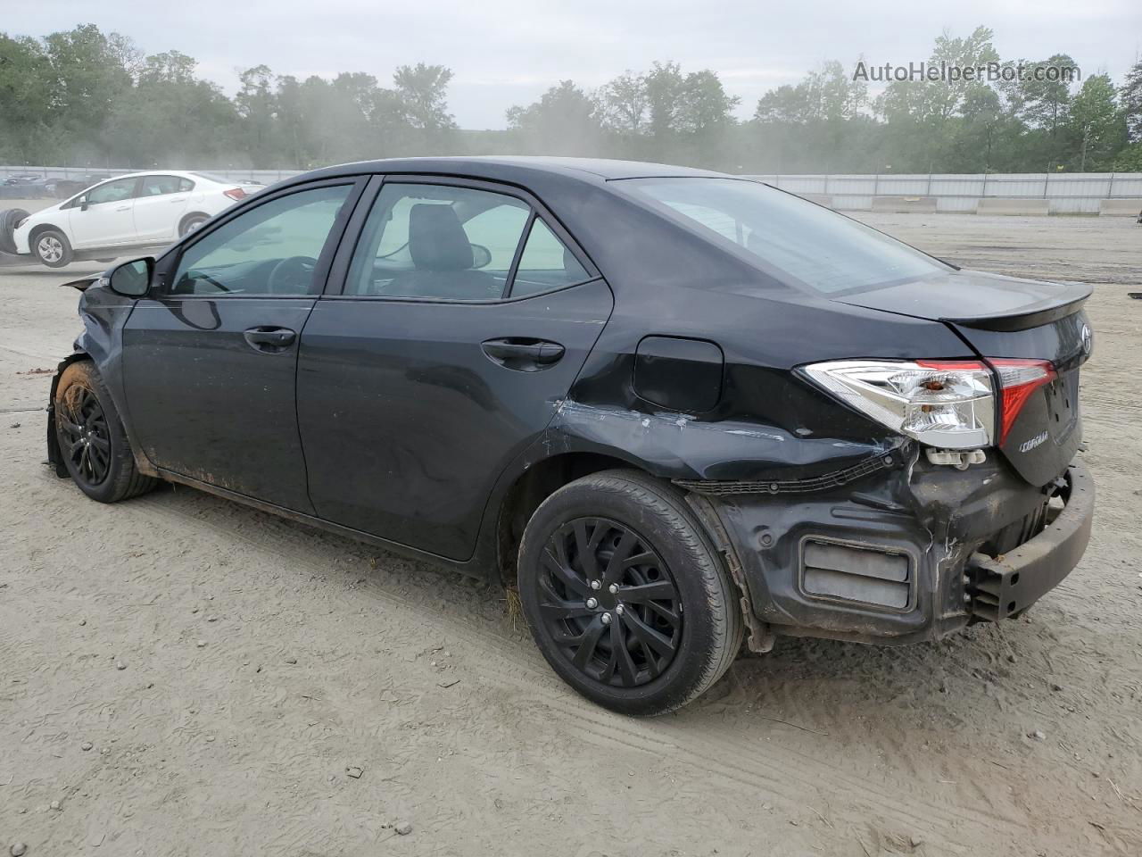 2014 Toyota Corolla L Black vin: 2T1BURHE0EC221483