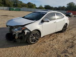 2015 Toyota Corolla L White vin: 2T1BURHE0FC240682