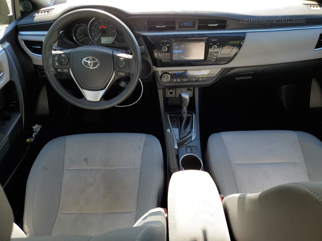 2015 Toyota Corolla L Серый vin: 2T1BURHE0FC245364