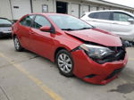 2015 Toyota Corolla L Red vin: 2T1BURHE0FC262441