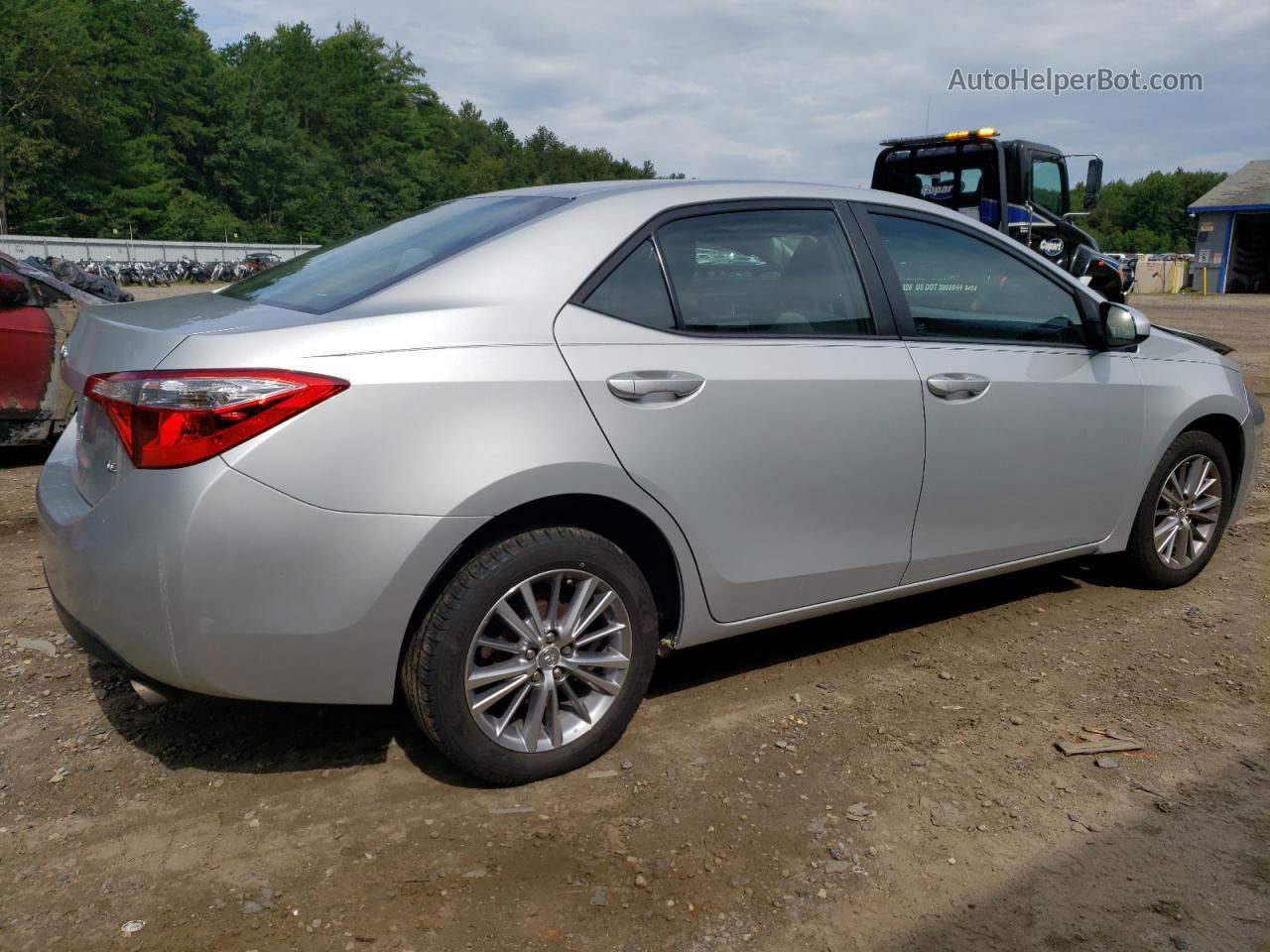 2015 Toyota Corolla L Silver vin: 2T1BURHE0FC271821