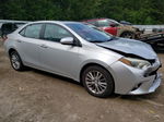 2015 Toyota Corolla L Silver vin: 2T1BURHE0FC271821