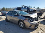 2015 Toyota Corolla L Gray vin: 2T1BURHE0FC287114