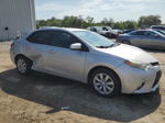 2015 Toyota Corolla L Silver vin: 2T1BURHE0FC295987